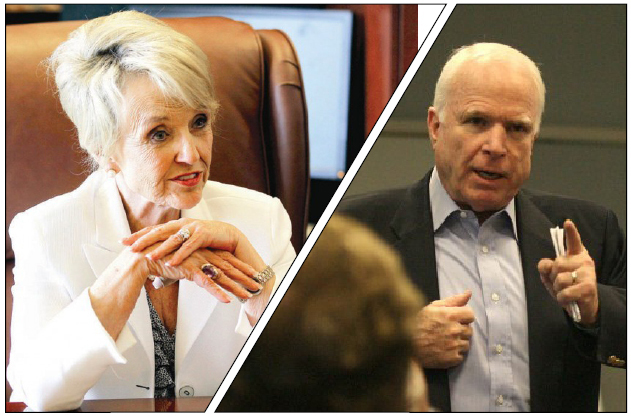 Jan Brewer, John McCain
